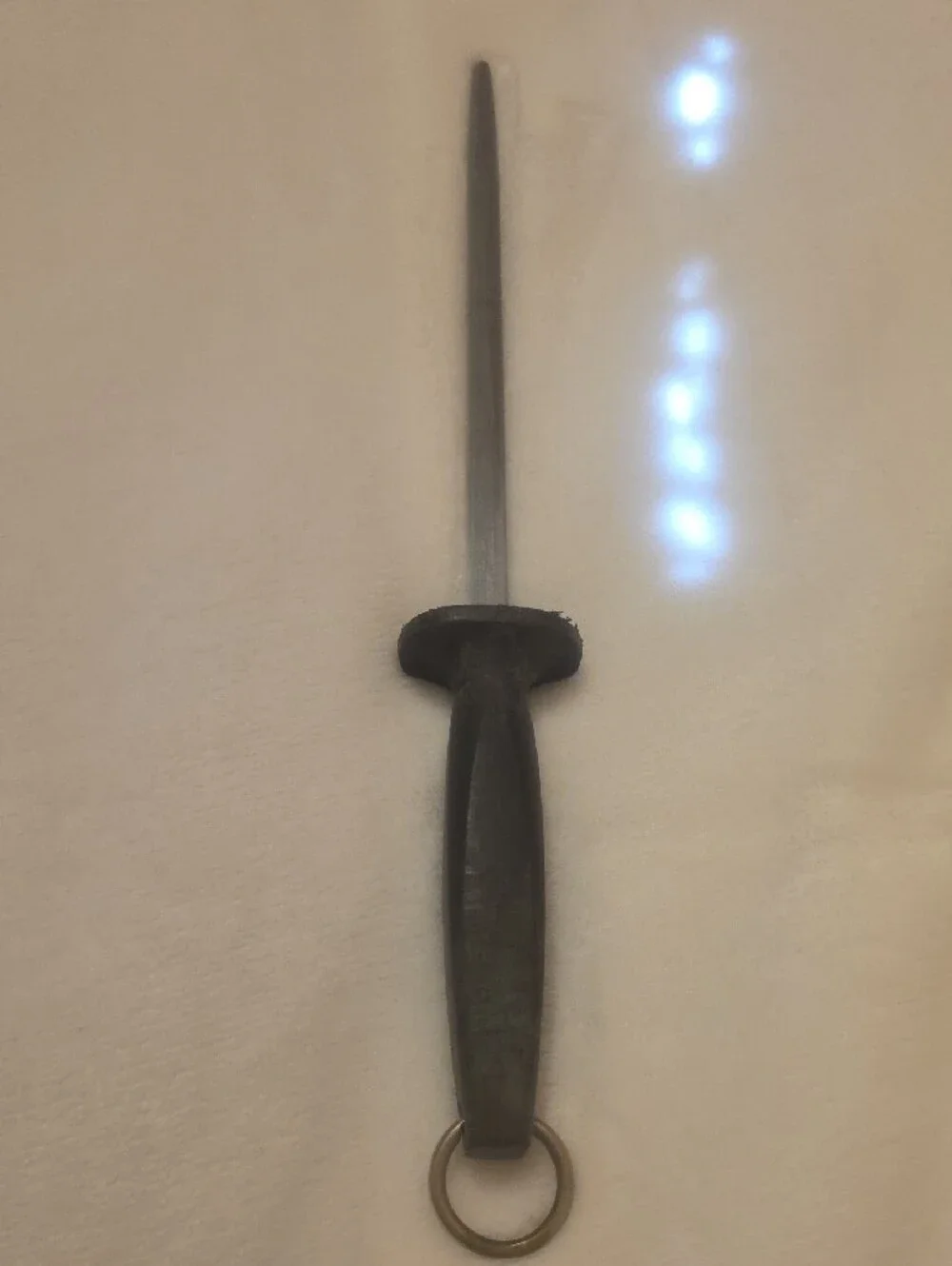 F Dick Knife Honing Steel with Black Handle Made In Germany